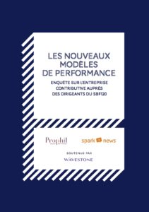 Couverture de la publication "Les novueaux modèles de performance, enquête sur l'entreprise contributive auprès des dirigeants du SBF210"